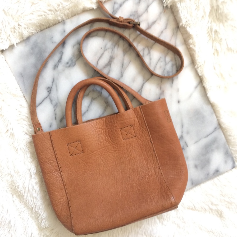 Urban Outfitters Buffalo Leather Mini Tote Bag